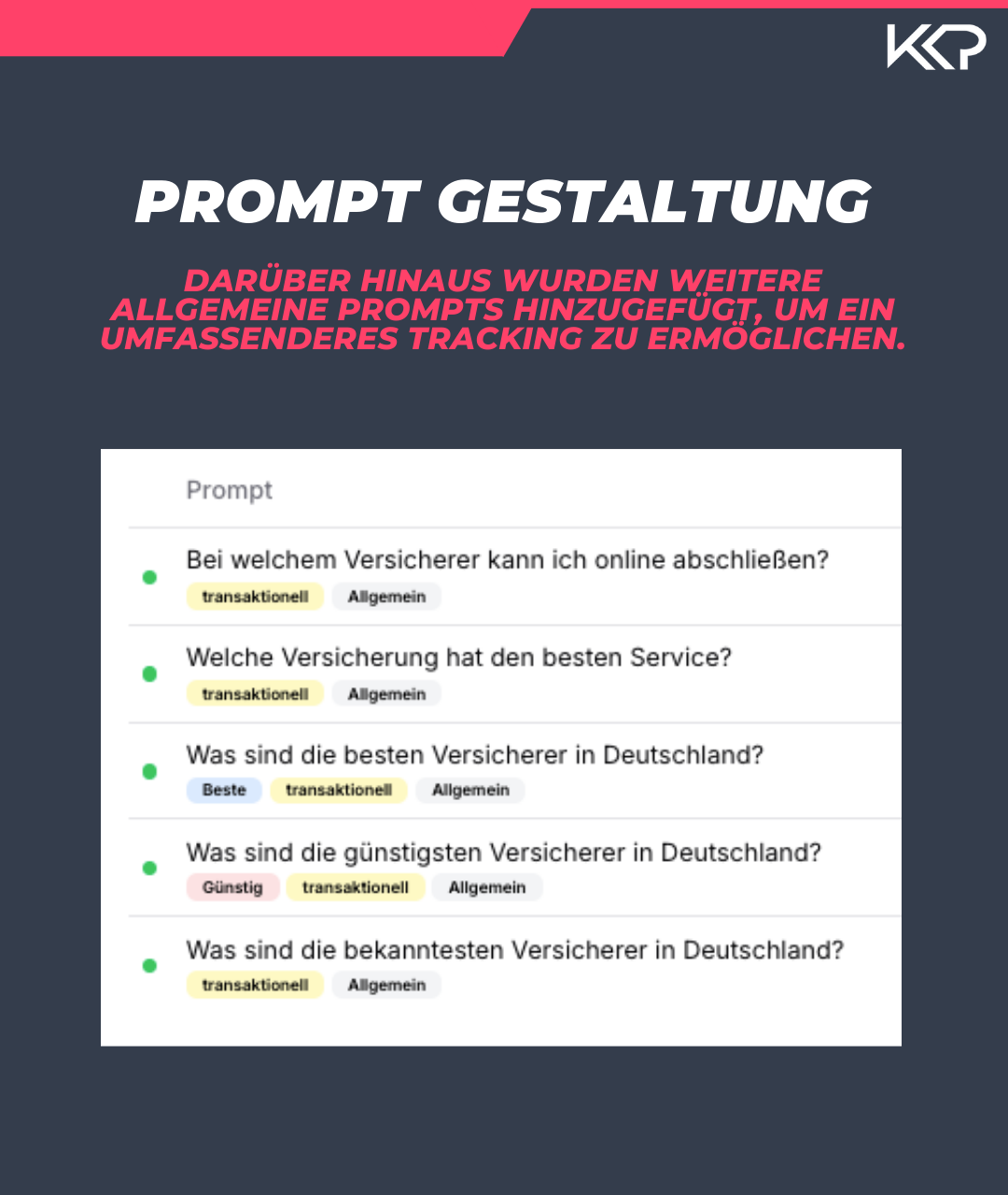 Warum allgemeine Prompts für eine vollständige LLM-Analyse notwendig sind